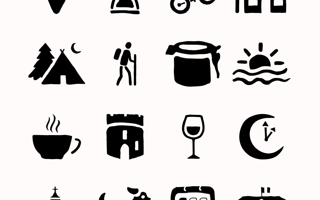 Pictogrammes pour un office de tourisme