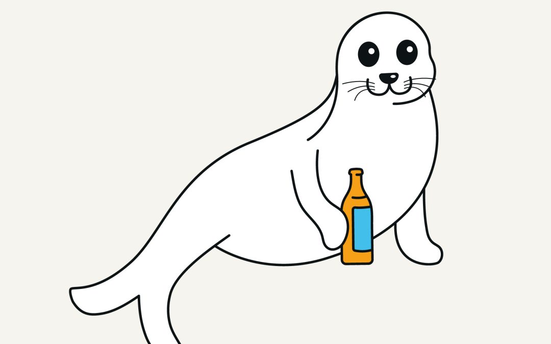 Étiquette de bière D’ech Crotoė