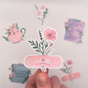stickers-pansement-de-fleurs
